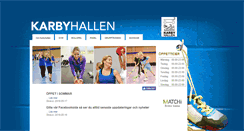 Desktop Screenshot of karbyhallen.se